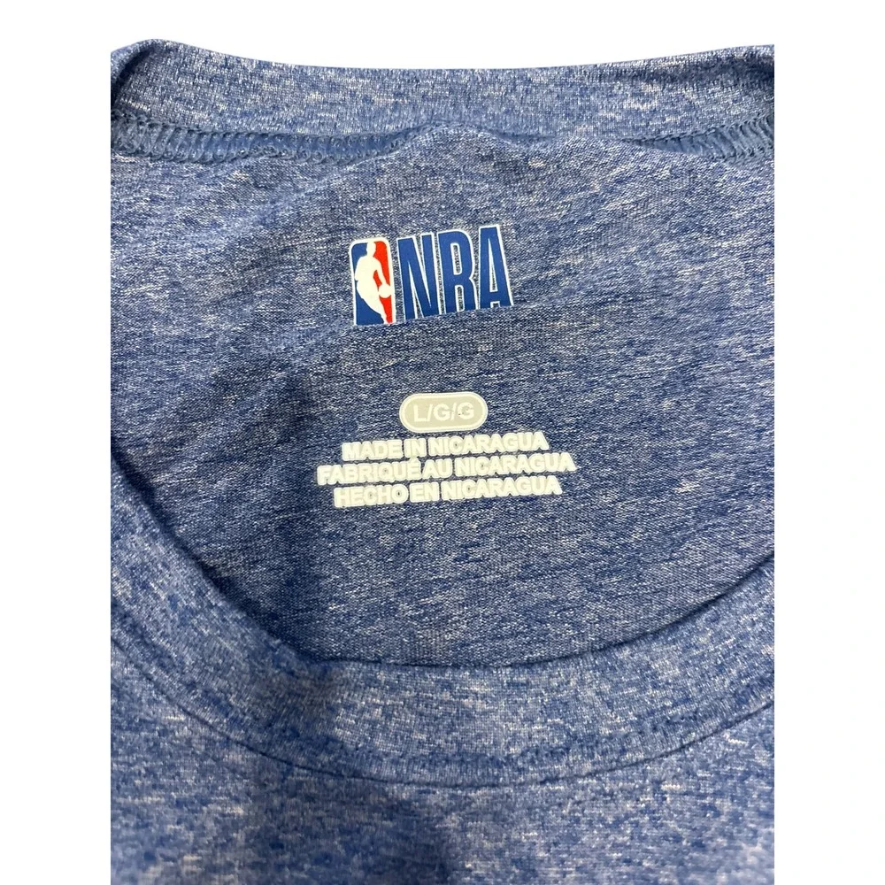 Men's Blue Orlando Magic Backboard Tri-Blend‎ T-Shirt